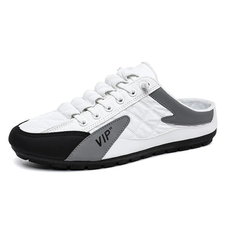2025 Summer Slippers for Men Trendy Men's Flat Bottom Casual Shoes Soft Sole Support Shoes Men's Sneakers Zapatos De Hombre