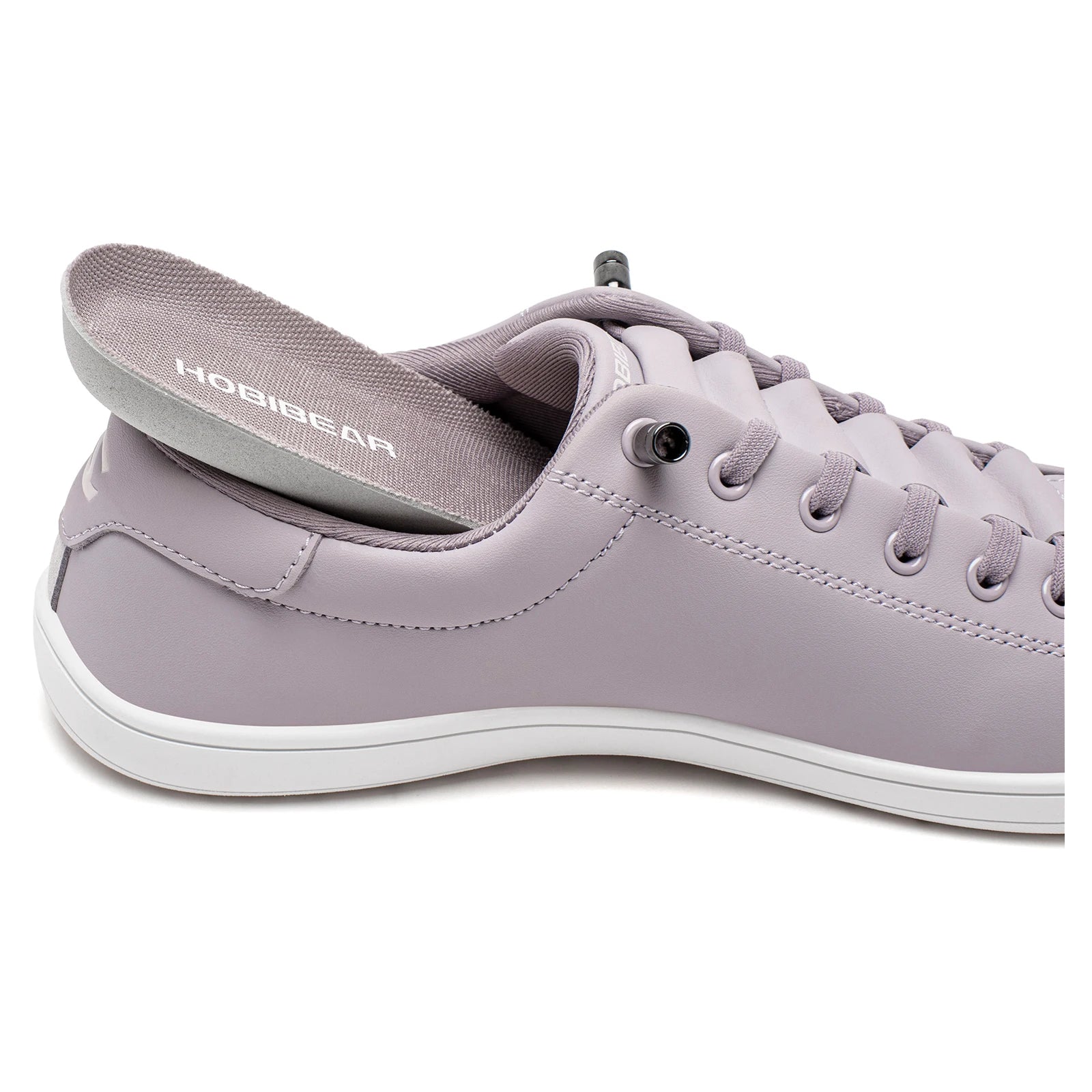 HOBIBEAR Unisex Barefoot Wide Toe Shoes Women Men Artificial Leather Minimalist Sneakers Adjustable Slip On Walking Shoes